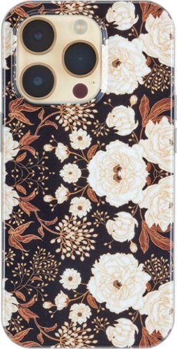 Insignia™ - Hard-Shell Case for iPhone 14 Pro - Vintage Floral