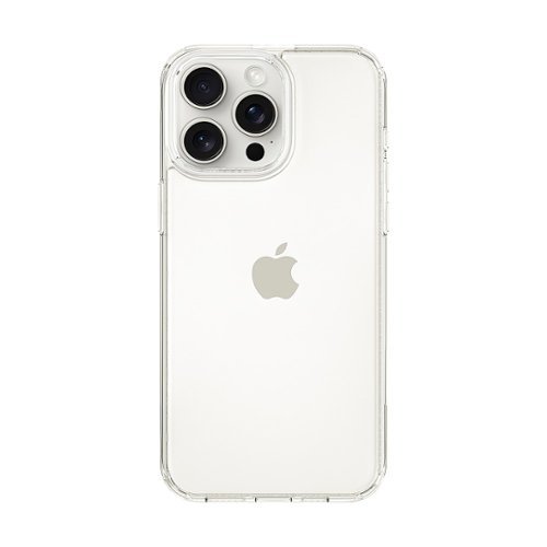 Insignia™ - Hard-Shell Case for iPhone 15 Pro - Clear