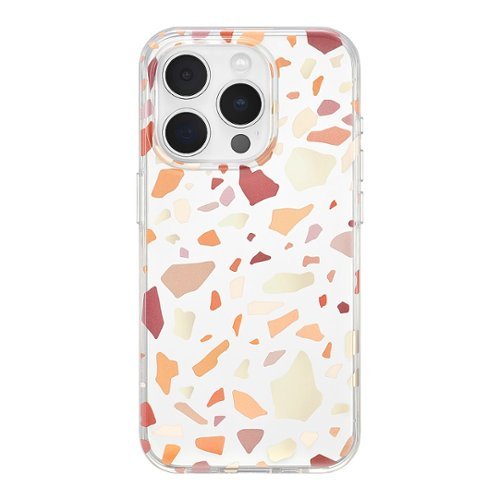 Insignia™ - Hard-Shell Case for iPhone 15 Pro Max - Mosaic