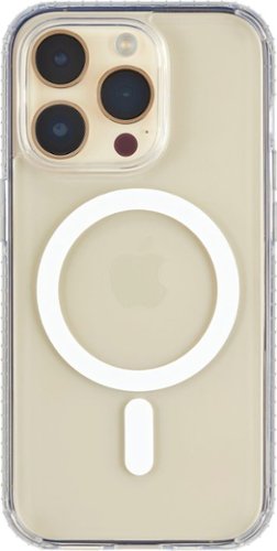 Insignia™ - Hard-Shell Case with MagSafe for iPhone 14 Pro - Clear