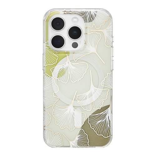 Insignia™ - Hard-Shell Case with MagSafe for iPhone 15 Pro Max - Fan Pattern