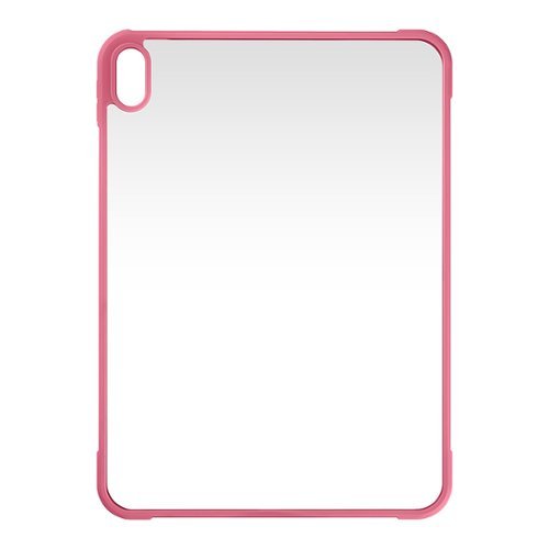 Insignia™ - Hard-Shell Snap-On Case for Apple iPad 10th Gen 10.9" - Pink Watermelon