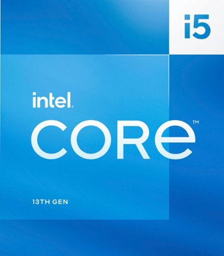 Intel - Core i5-13400 13th Gen 10 core 6 P-cores + 4 E-cores, 20MB Cache, 2.5 to 4.6 GHz Desktop Processor - Grey/Black/Gold