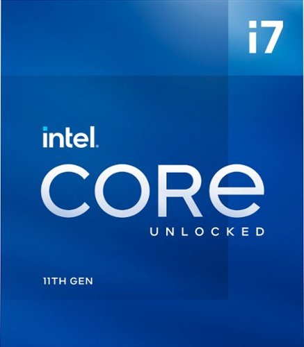 Intel - Core i7-11700K 11th Generation - 8 Core - 16 Thread - 3.6 to 5.0 GHz - LGA1200 - Unlocked Desktop Processor - Grey/Black/Gold