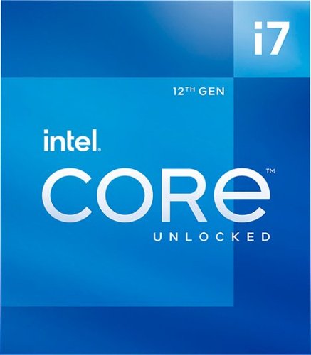 Intel - Core i7-12700K Desktop Processor 12 (8P+4E) Cores up to 5.0 GHz Unlocked LGA1700 600 Series Chipset 125W - Grey/Black/Gold