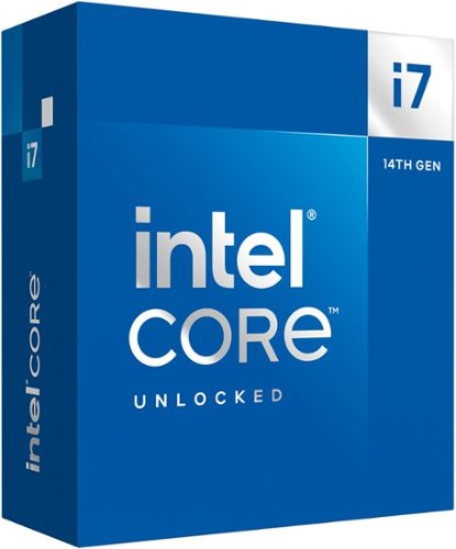 Intel - Core i7-14700K 14th Gen 20-Core 28-Thread - 4.3GHz (5.6GHz Turbo) Socket LGA 1700 Unlocked Desktop Processor - Multi