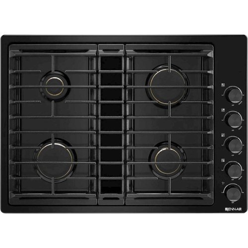 JennAir - 30" Built-In Gas Cooktop - Black