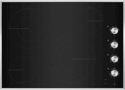 JennAir - 30" Electric Cooktop - Black