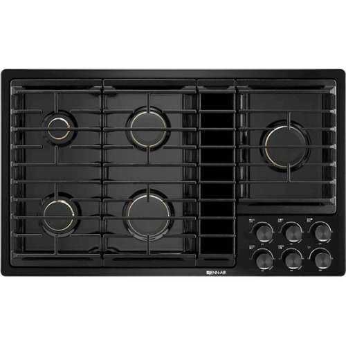 JennAir - 36" Built-In Gas Cooktop - Black