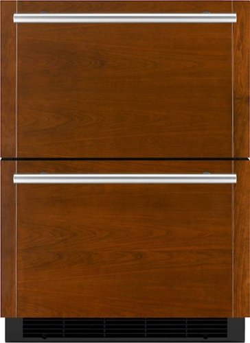 JennAir - 4.7 Cu.Ft. Double Drawer Refrigerator/Freezer - Custom Panel Ready