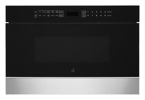 JennAir - NOIR 1.2 Cu. Ft. Built-in Microwave Drawer - Floating Black Glass