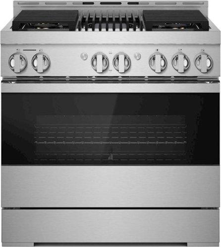 JennAir - NOIR 5.1 Cu. Ft. Freestanding Gas True Convection Range with CustomClean™ - Floating Black Glass