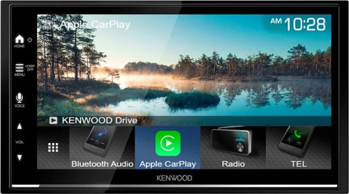 Kenwood - 6.8" Android Auto and Apple CarPlay Bluetooth Digital Media (DM) Receiver and Maestro Ready - Black