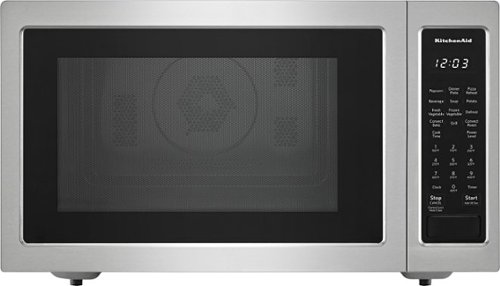 KitchenAid - 1.5 Cu. Ft. Convection Microwave with Sensor Cooking and Grilling - Stainless Steel