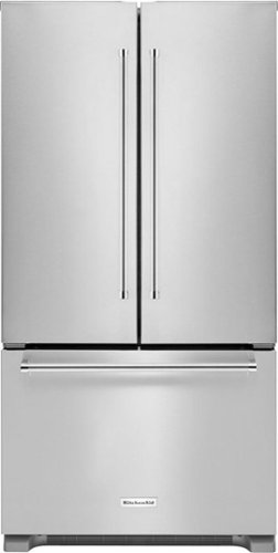 KitchenAid - 21.9 Cu. Ft. French Door Counter-Depth Refrigerator - Stainless Steel