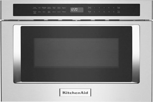 KitchenAid - 24" 1.2 Cu. Ft. Built-In Microwave Drawer - Stainless Steel