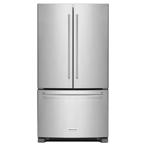KitchenAid - 25 cu. ft. French Door Refrigerator with Interior Water Dispenser - Stainless Steel