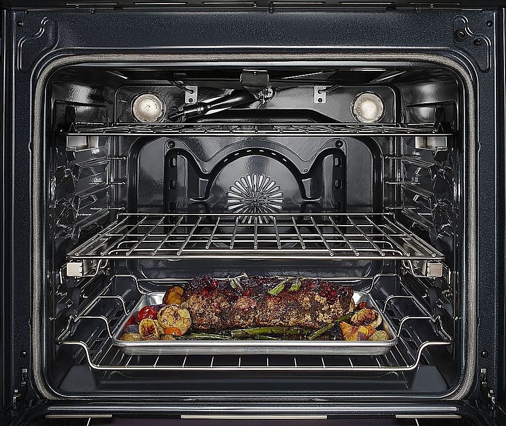 KitchenAid - 6.5 Cu. Ft. Self-Cleaning Slide-In Gas Convection Range - Stainless Steel