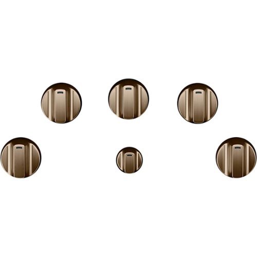 Knobs for Café Gas Cooktops - Brushed Bronze