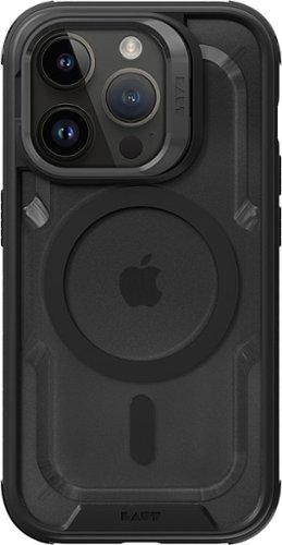 LAUT - Crystal Matter Case with MagSafe for Apple iPhone 15 Pro - Black