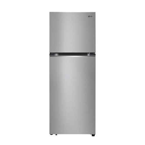 LG - 11.1 Cu Ft Top-Freezer Refrigerator - Stainless Steel Look