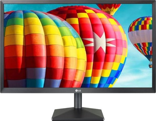 LG - 24" IPS LED FHD 75Hz FreeSync Monitor (HDMI, VGA) - Black