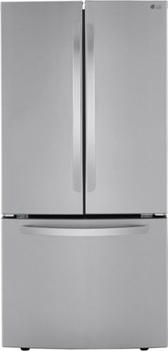 LG - 25.1 Cu. Ft. French Door Refrigerator with Ice Maker - Stainless Steel