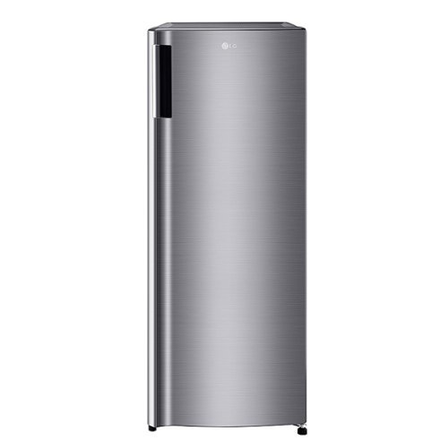 LG - 5.79 Cu. Ft. Top-Freezer Refrigerator with Semi Auto Defrost - Platinum Silver