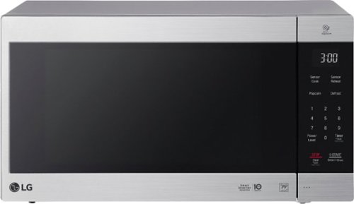 LG - NeoChef 2.0 Cu. Ft. Countertop Microwave with Sensor Cooking and EasyClean - Stainless Steel