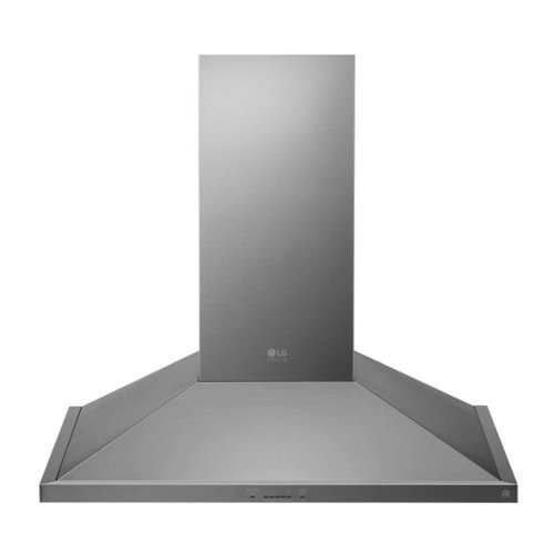 LG - STUDIO 36" Convertible Range Hood - Stainless Steel