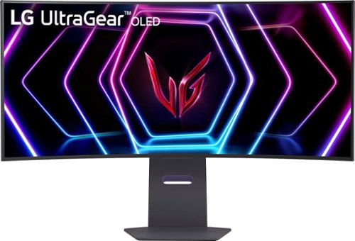 LG UltraGear 39" OLED Curved WQHD 240Hz 0.03ms FreeSync and NVIDIA G-SYNC Compatible Gaming Monitor with HDR400 - Black