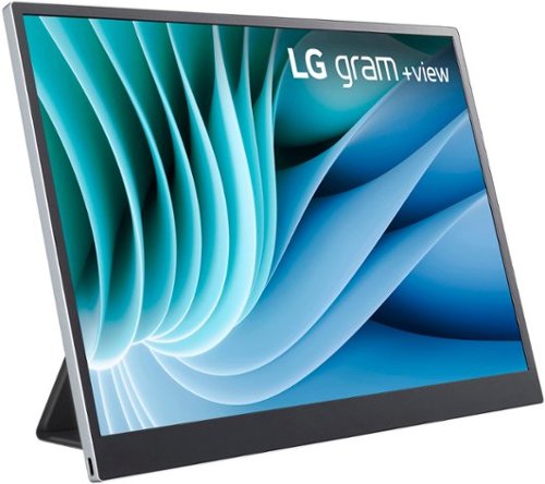 LG - gram +view 16" IPS LED 60Hz Portable Monitor (USB Type-C) - Silver