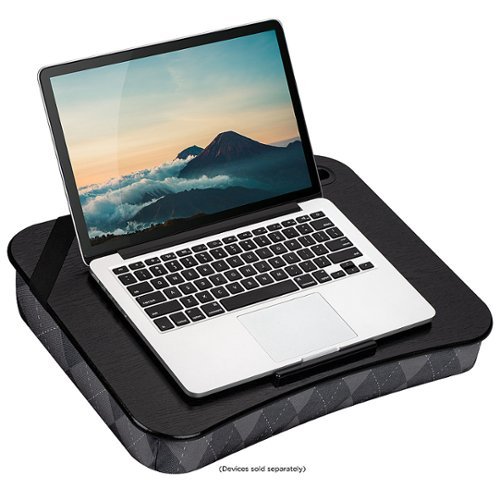 LapGear - Designer Lap Desk for 15.6" Laptop - Gray Argyle