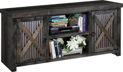 Legends Furniture - Telluride Entertainment Console for up to 75" TVs - Charcoal