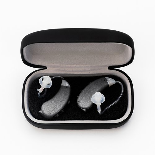 Lexie Hearing - Lexie Lumen self-fitting OTC hearing aids - Metallic Black