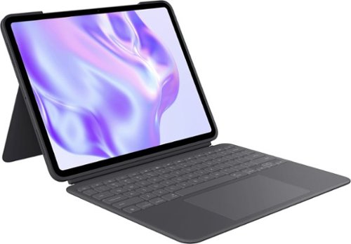 Logitech - Combo Touch for iPad Pro 13" Keyboard Case with Detachable Backlit Keyboard with Kickstand - Graphite