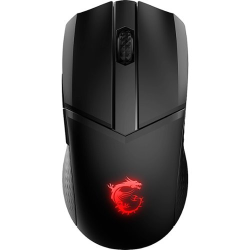 MSI - Clutch GM41 Lightweight Optical 20,000 DPI 2.4G RF Wireless RGB Gaming Mouse - Black