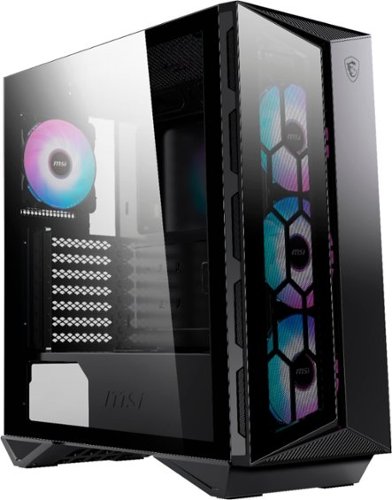 MSI - MPG GUNGNIR 110R ATX Mid-Tower Case - Black