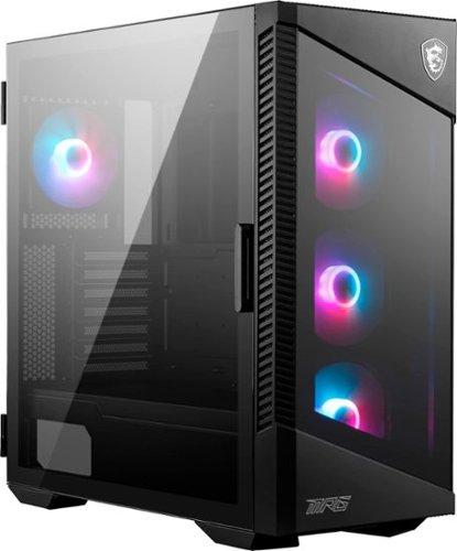 MSI - MPG VELOX 100R ATX Mid-Tower Case - Black