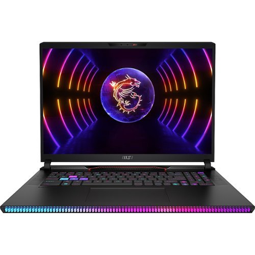 MSI - Raider GE78 HX 17" 240 Hz Gaming Laptop 2560 x 1600 (QHD+) - Intel 14th Gen Core i9 i9-14900HX with 32GB Memory - Black