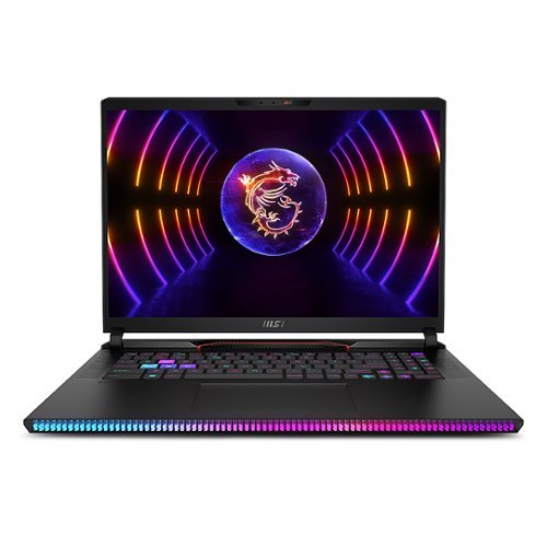 MSI - Raider GE78 HX 17" 240Hz Gaming Laptop QHD+ - Intel i9-13950HX with 64GB RAM -RTX 4090 with 16G GDDR6 - 1TB NVMe SSD - Dark Grey