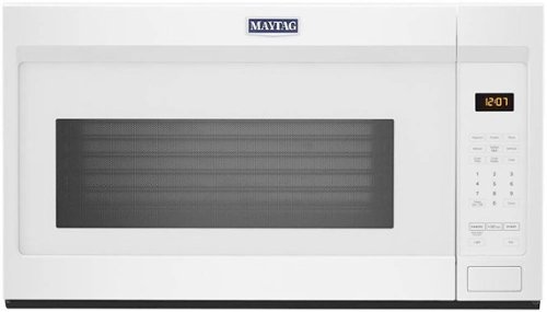 Maytag - 1.7 Cu. Ft. Over-the-Range Microwave - White