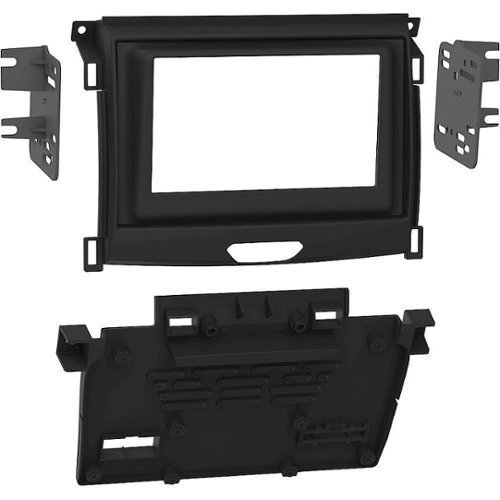 Metra - Dash Kit for Select 2019-2023 Ford Ranger DIN DDIN - Gray