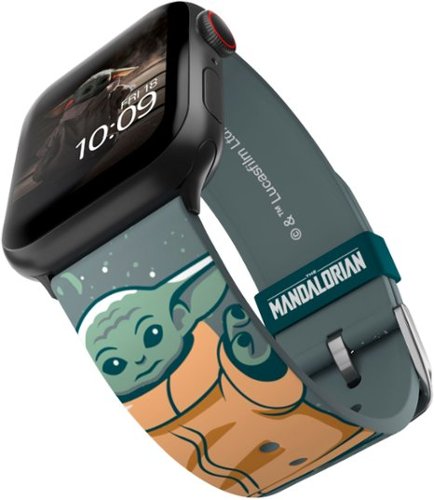 MobyFox - Star Wars The Mandalorian - The Child Snow Smartwatch Band - Compatible with Apple Watch - Fits 38mm, 40mm, 42mm & 44mm