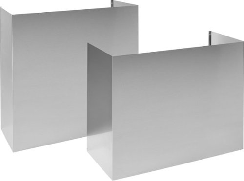 Monogram - 12 Ft. Duct Cover for ZVW1480SPSS Range Hood - Stainless Steel