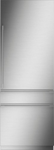 Monogram - 14.5 Cu. Ft. Bottom Freezer Built-In Refrigerator - Stainless Steel