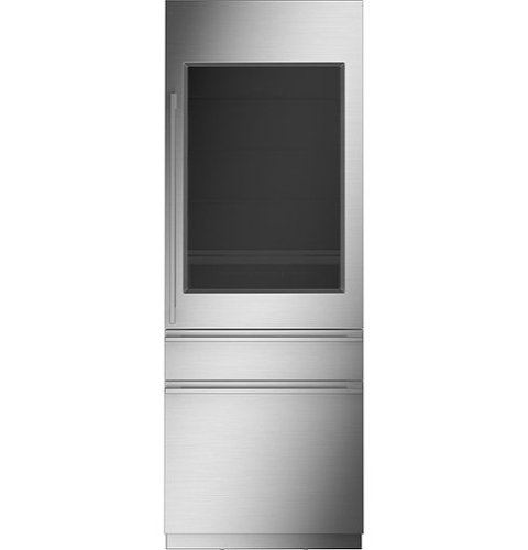 Monogram - 14.6 Cu. Ft. Bottom Freezer Built-In Refrigerator - Stainless Steel