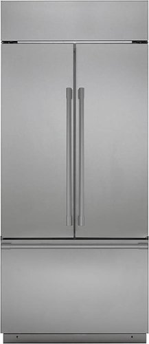 Monogram - 20.8 Cu. Ft. French Door Built-In Refrigerator with Water Filtration - Stainless Steel