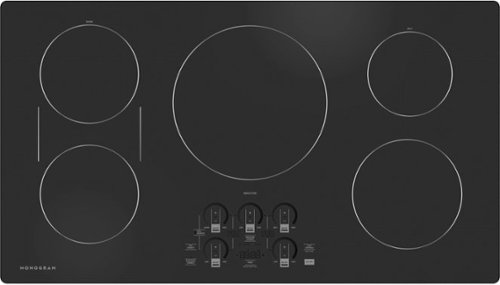 Monogram - 36" Built-In Electric Cooktop - Black Graphite