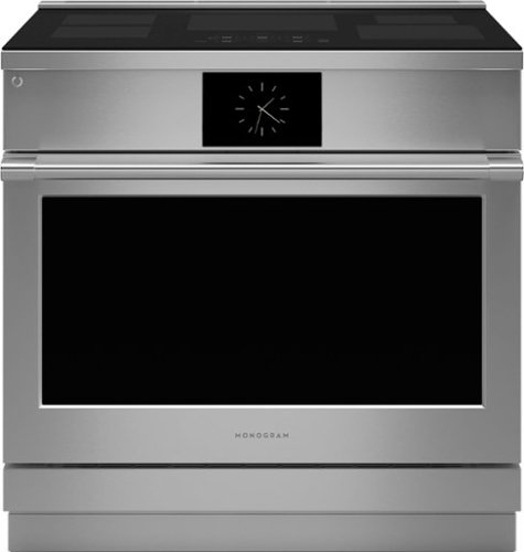 Monogram - 5.75 Cu. Ft. Slide-In Electric Induction True Convection Range - Stainless Steel